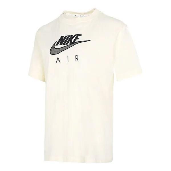 Футболка как w спортивная одежда air bf топ кокосовое молоко Nike, желтый