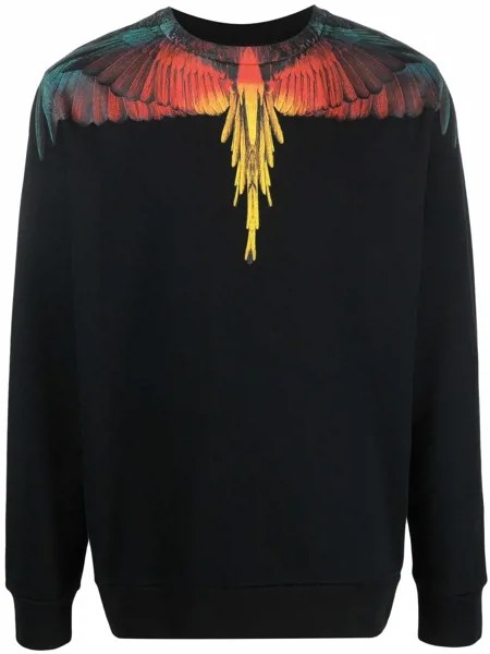 Marcelo Burlon County of Milan толстовка Wings с круглым вырезом