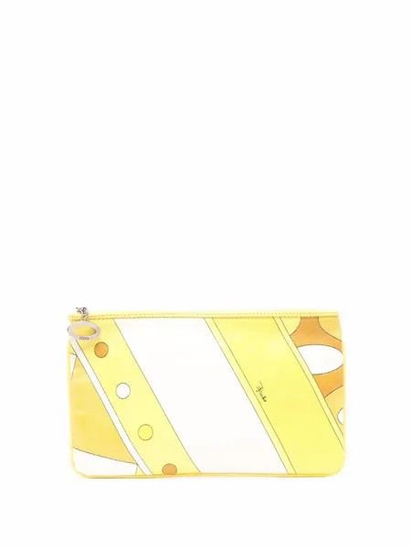 Emilio Pucci Pre-Owned клатч 2000-х годов с геометричным принтом