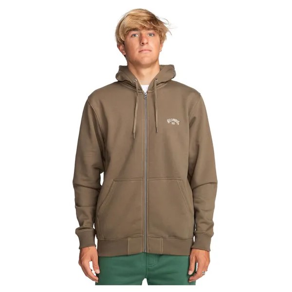 Толстовка Billabong Arch Full Zip, коричневый