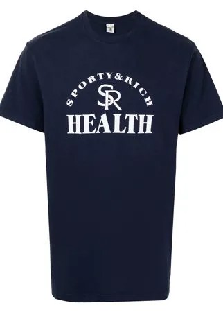 Sporty & Rich футболка Health с логотипом