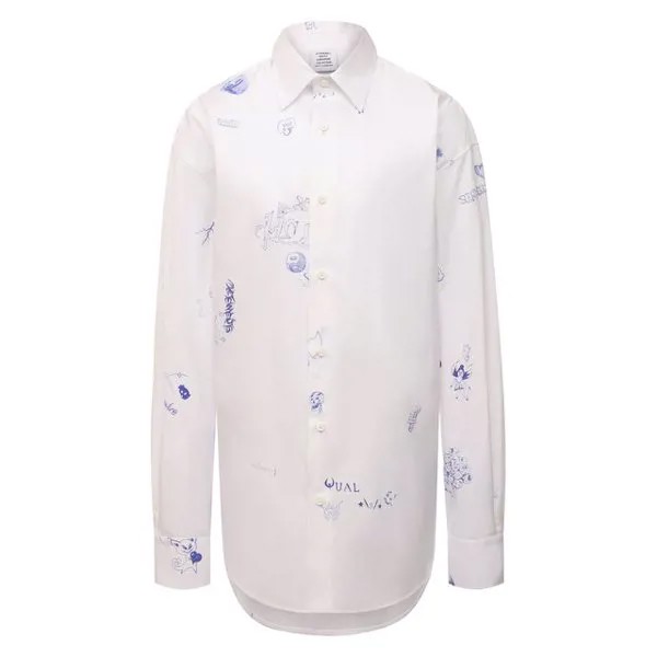 Хлопковая рубашка VETEMENTS