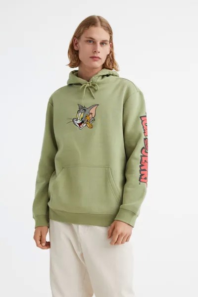 Худи мужское H&M 0846933099 зеленое 3XL (доставка из-за рубежа)