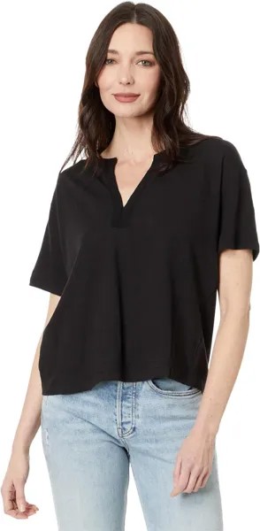Футболка Sanctuary Easy Breezy Peasant Tee, черный