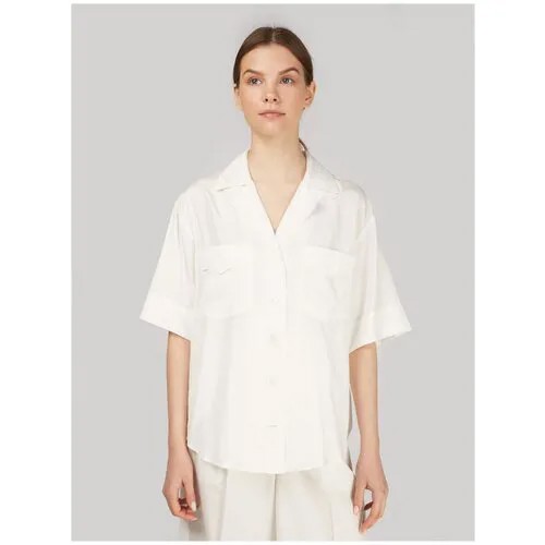 Блуза оверсайз с накладными карманами Isabelle Blanche RU 42 / EU 36 / XS