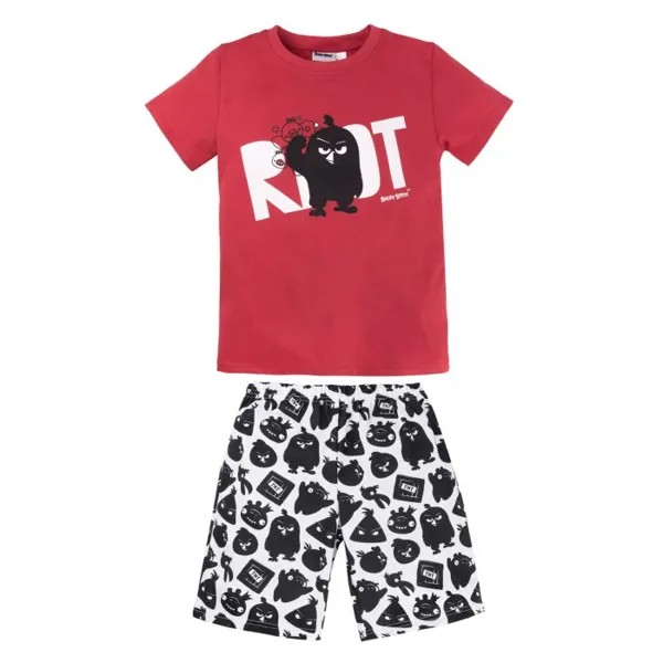 Bossa Nova Пижама для мальчика (футболка, шорты) Angry Birds