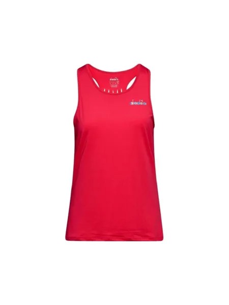 Майка женская Diadora L. Tank Easy Tennis красная XS