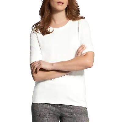 Женская белая футболка-пуловер Basler Top Plus 18 BHFO 6134