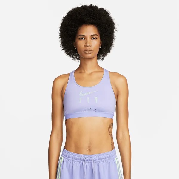 Ночное и нижнее белье Dri-FIT Swoosh Fly Bra Nike, цвет Schwarz