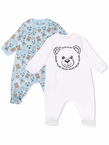 Moschino Kids комбинезон с принтом Teddy Bear