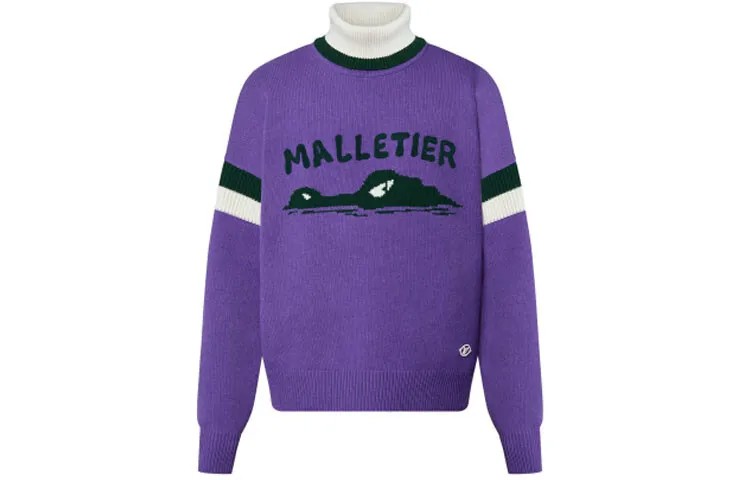 Новые квартальные продукты LV Sweater Men Purple Louis Vuitton, фиолетовый