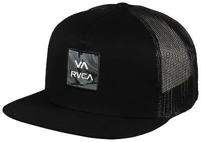 Кепка с принтом VA All The Way Trucker для мальчиков RVCA — черная — новинка