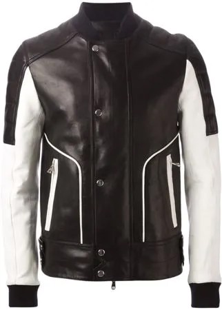 Balmain куртка-бомбер с с контрастными рукавами