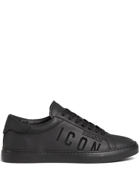 DSQUARED2 кеды с логотипом Icon Forever, черный