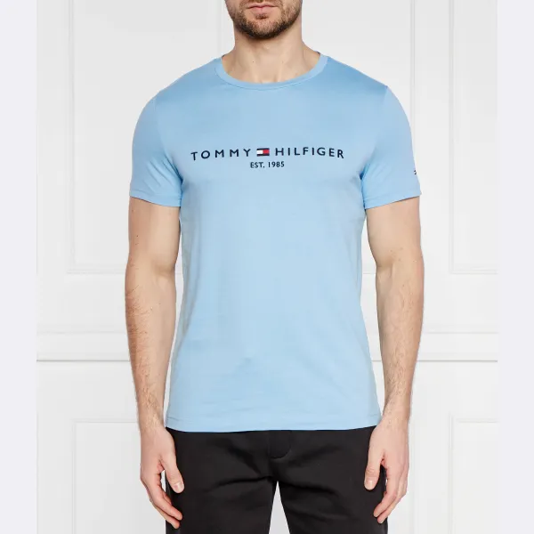 Облегающая футболка Tommy Hilfiger, синий