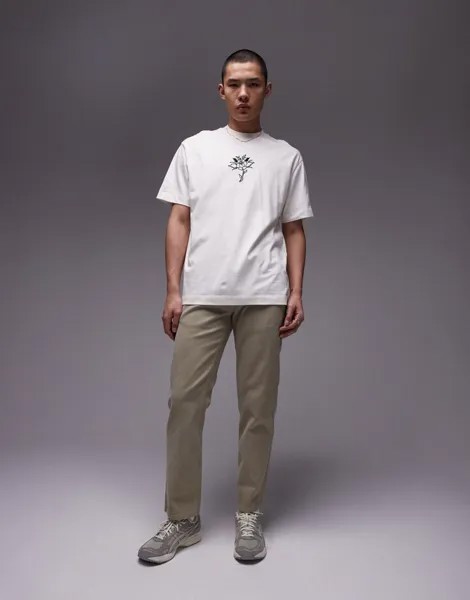 Topman – прямые брюки цвета хаки