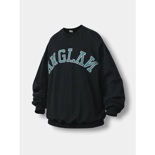 Свитшот ANGLAN Applique Big Logo, размер XL, черный