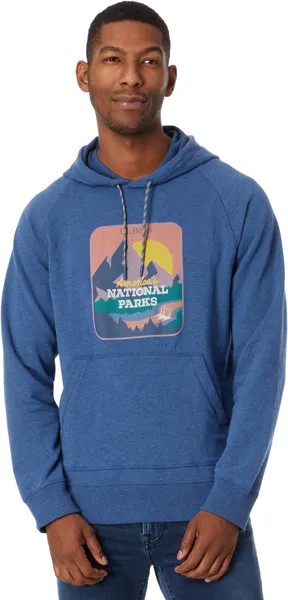 Толстовка с рисунком Camp Regular L.L.Bean, цвет Bright Mariner Heather/National Parks