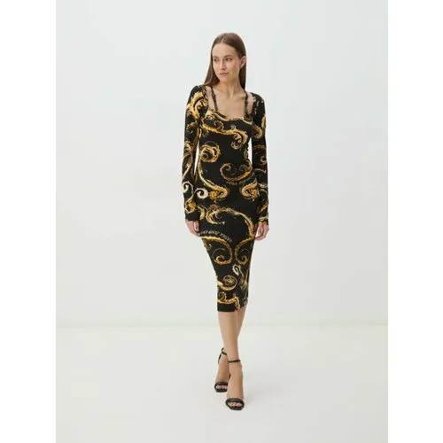 Платье Versace Jeans Couture, размер 38, черный