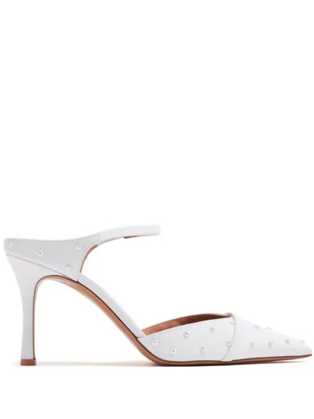 Malone Souliers мюли Uma 80 с искусственным жемчугом, черный