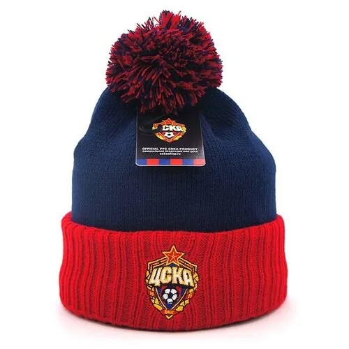 Шапка Atributika & Club, размер L/XL, темно-синий/красный