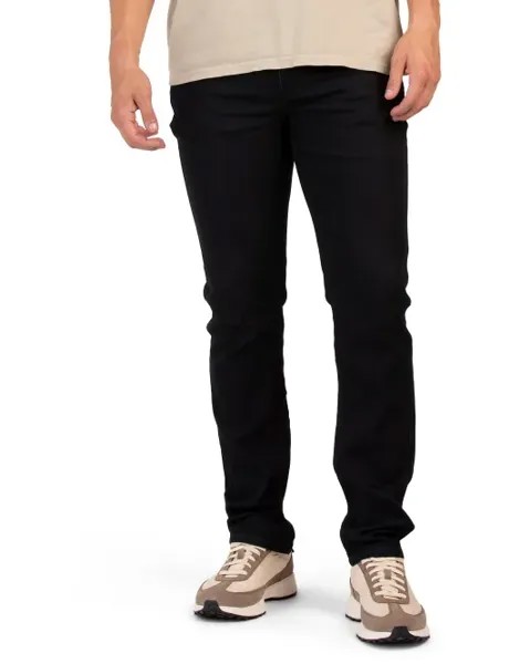 Узкие трикотажные брюки с 5 карманами Perry Ellis Portfolio, цвет Black Rinse