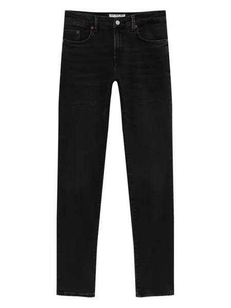 Повседневные джинсы Pull&Bear, черный