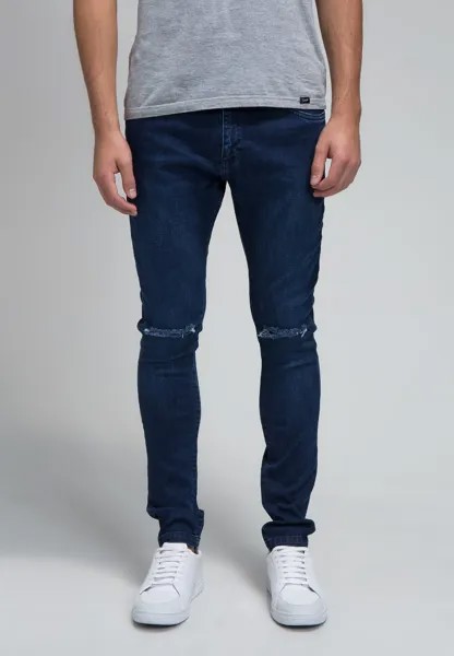 Джинсы Slim fit SLIM FIT Urban Classics, темно-синие