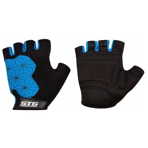 Перчатки STG, синий, черный