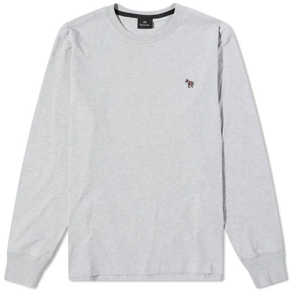 Футболка Paul Smith Long Sleeve Zebra Logo Tee