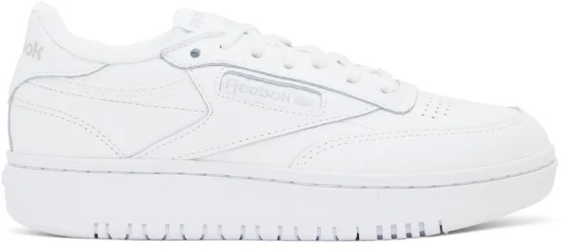 Белые двойные туфли Club C Reebok Classics