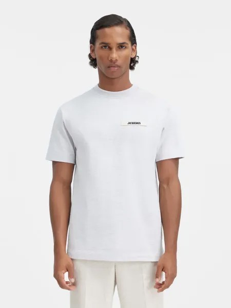 Футболка с логотипом Grgrain Le Gr Grain Jacquemus, серый