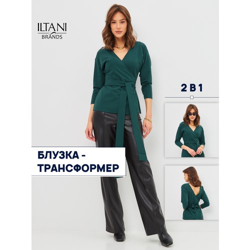 Блуза ILTANI, размер XL, зеленый