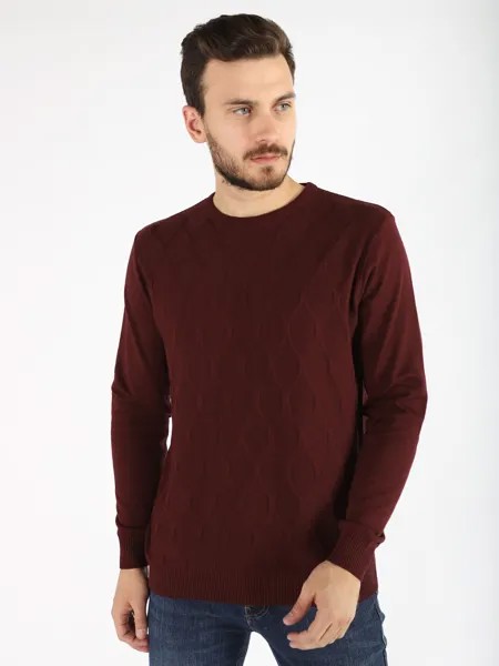 Джемпер мужской A passion play SQ65737 бордовый M