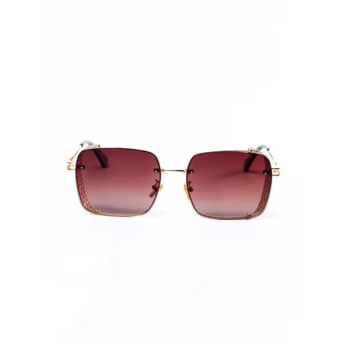 Солнцезащитные очки женские / Квадратная оправа / Стильные очки / Ультрафиолетовый фильтр / Защита UV400 / Темные очки 200422508