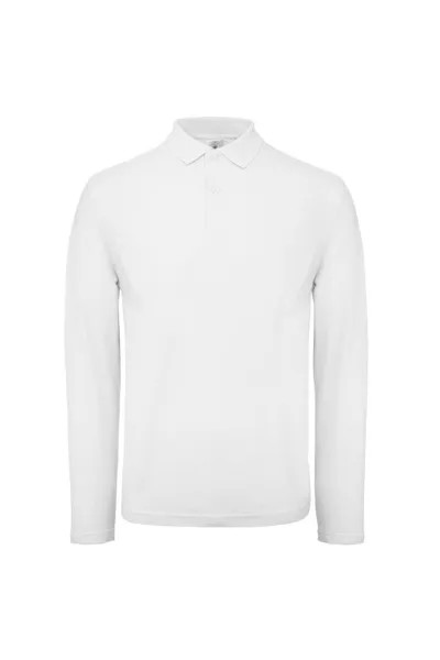 Рубашка поло с длинным рукавом Collection B&C, белый