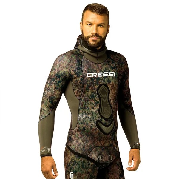 Куртка Cressi Seppia Spearfishing 3.5 mm, серый