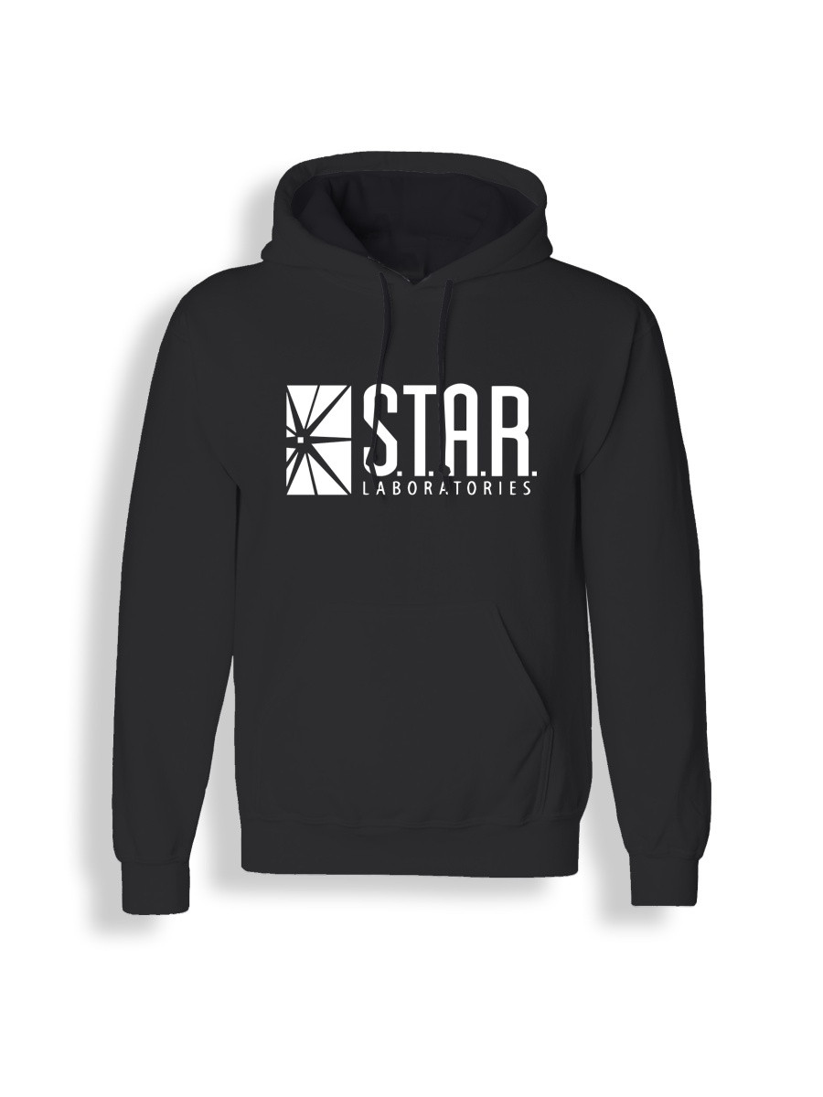 Худи унисекс СувенирShop Flash/DC/Star Labs 1 черное 3XL