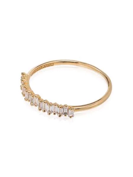 Suzanne Kalan кольцо Half Eternity из желтого золота с бриллиантами