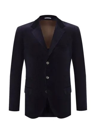 Хлопковый пиджак Brunello Cucinelli