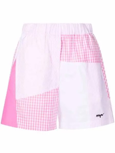 MSGM спортивные шорты с принтом
