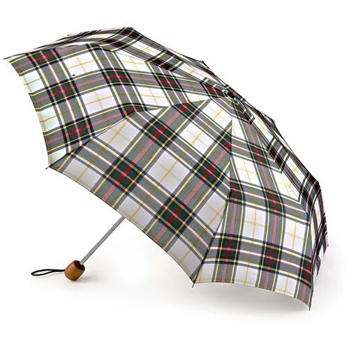L450-4140 WhiteStewartTartan (Стюарт тартан) Зонт женский механика Fulton