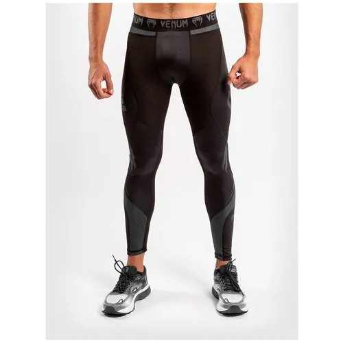 Компрессионные штаны Venum ONE FC IMPACT Black/Dark Camo L/S (S)