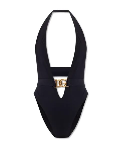 Цельный купальник Dolce & Gabbana, черный