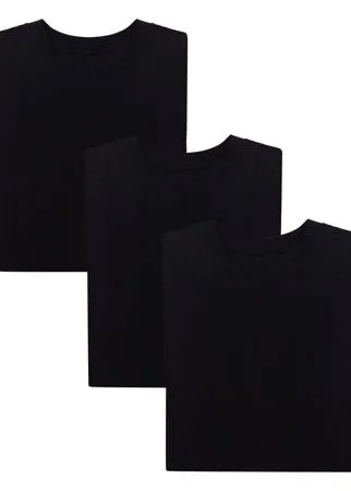 Jil Sander комплект из трех футболок с нашивкой-логотипом