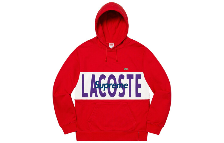 Свитшот унисекс из коллекции Lacoste X Co-branded Supreme