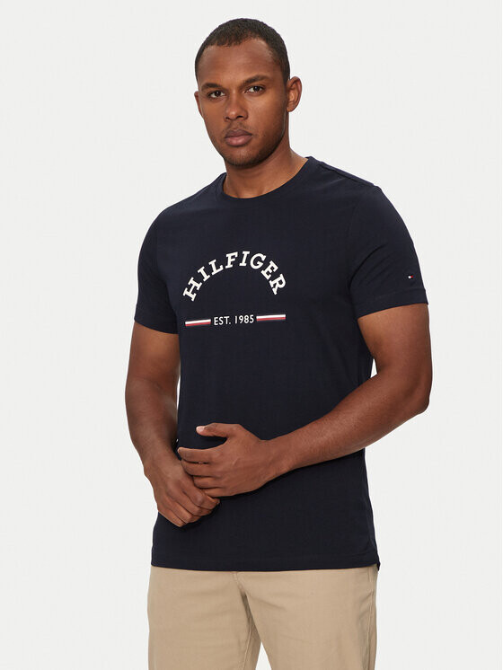 Футболка узкого кроя Tommy Hilfiger, синий