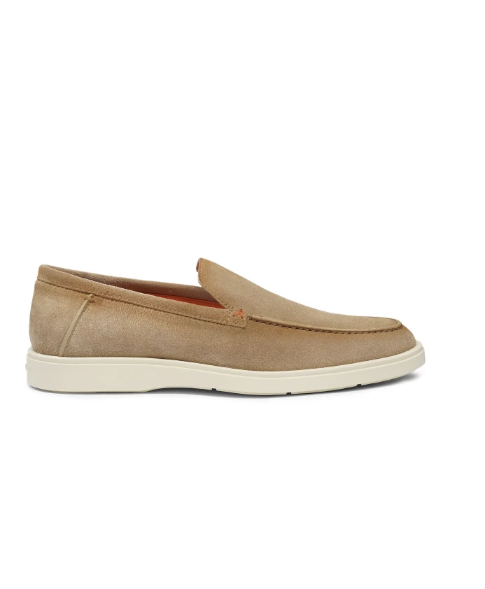 Лоферы Santoni, бежевый