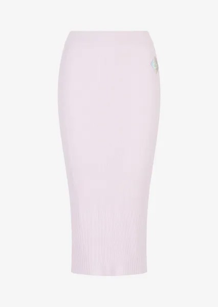 Юбка-карандаш из переработанной вискозы Armani Exchange, розовый
