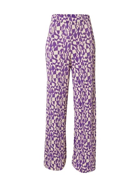 Широкие брюки Monki, фиолетовый